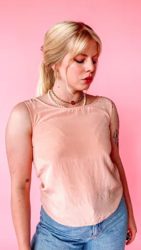 1980s Valentino Silk Tank Top, sz. S