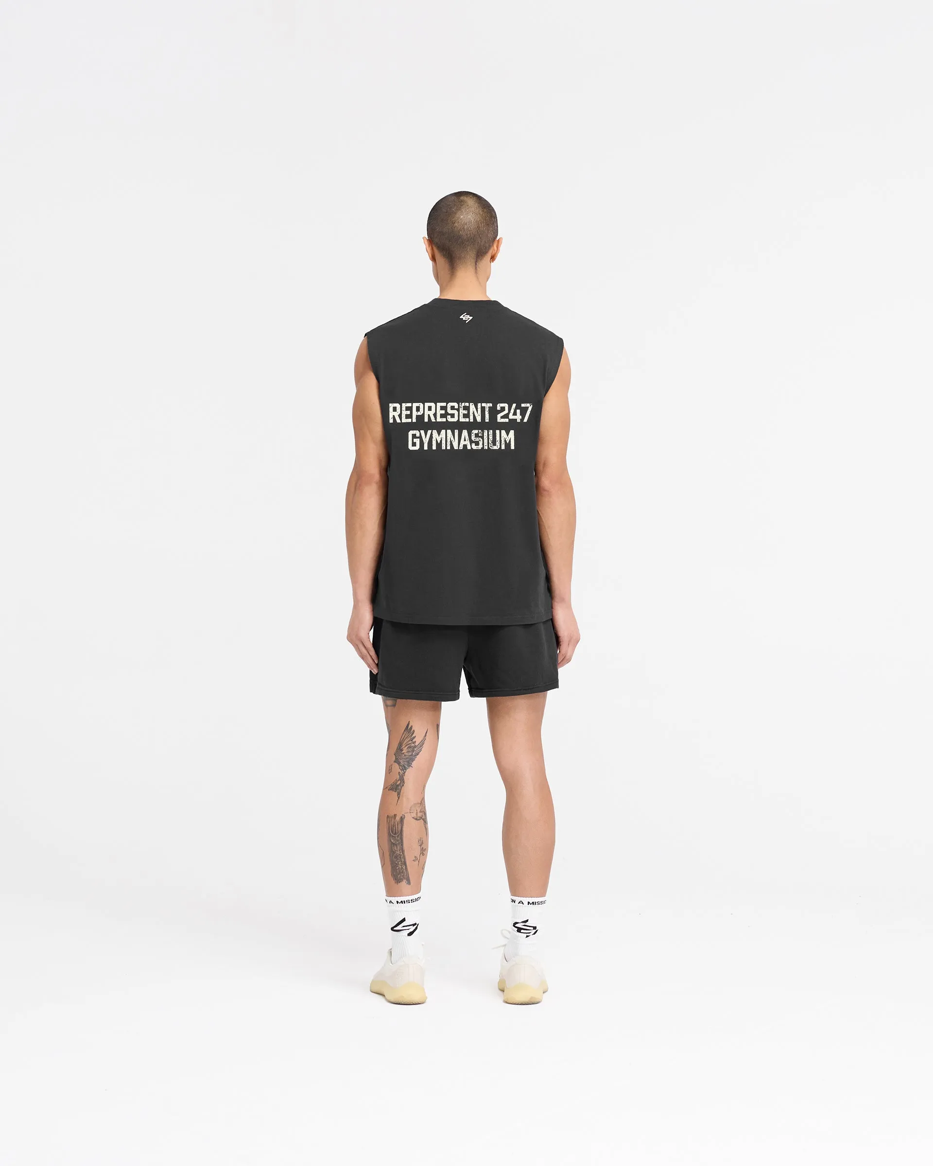 247 Gymnasium Tank - Off Black