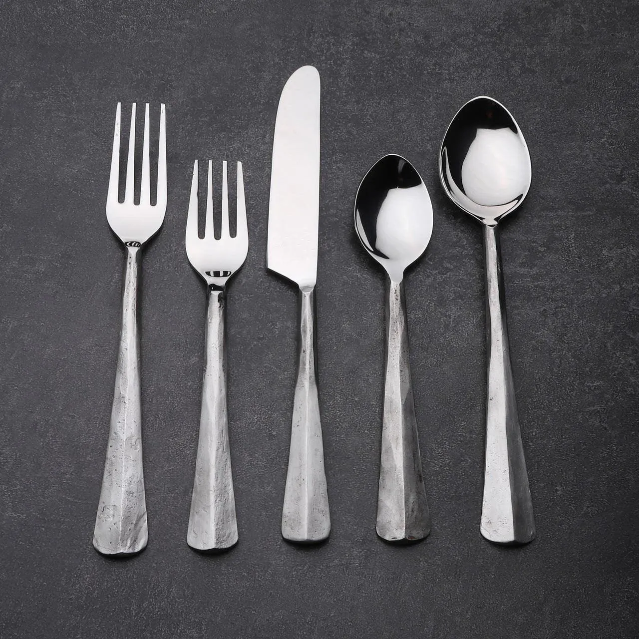 Aged Flatware Set