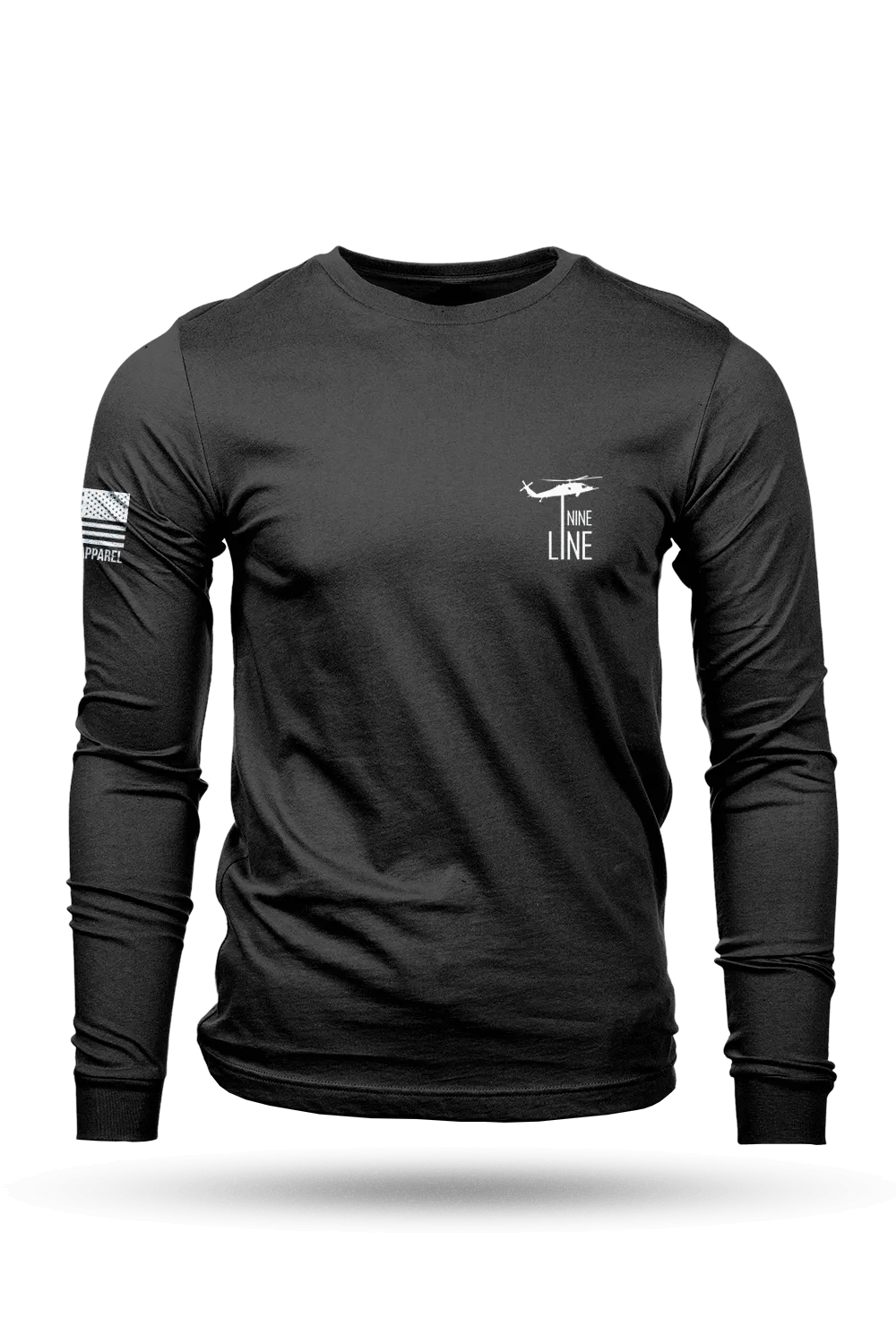 American Flag Schematic - Long Sleeve T-Shirt