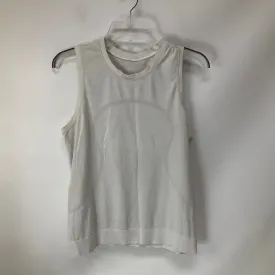 Athletic Tank Top By Lululemon In White, Size: 8