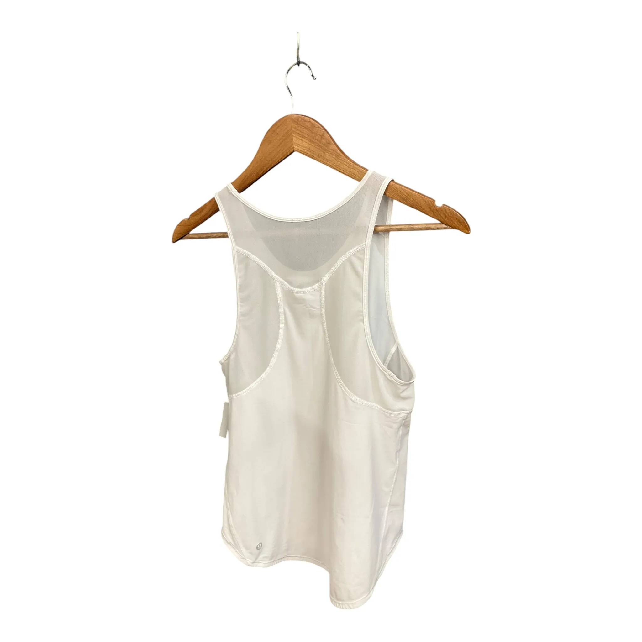 Athletic Tank Top By Lululemon In White, Size: S
