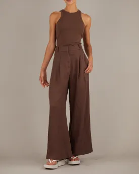 Avec Organic Cotton Tank - Cocoa