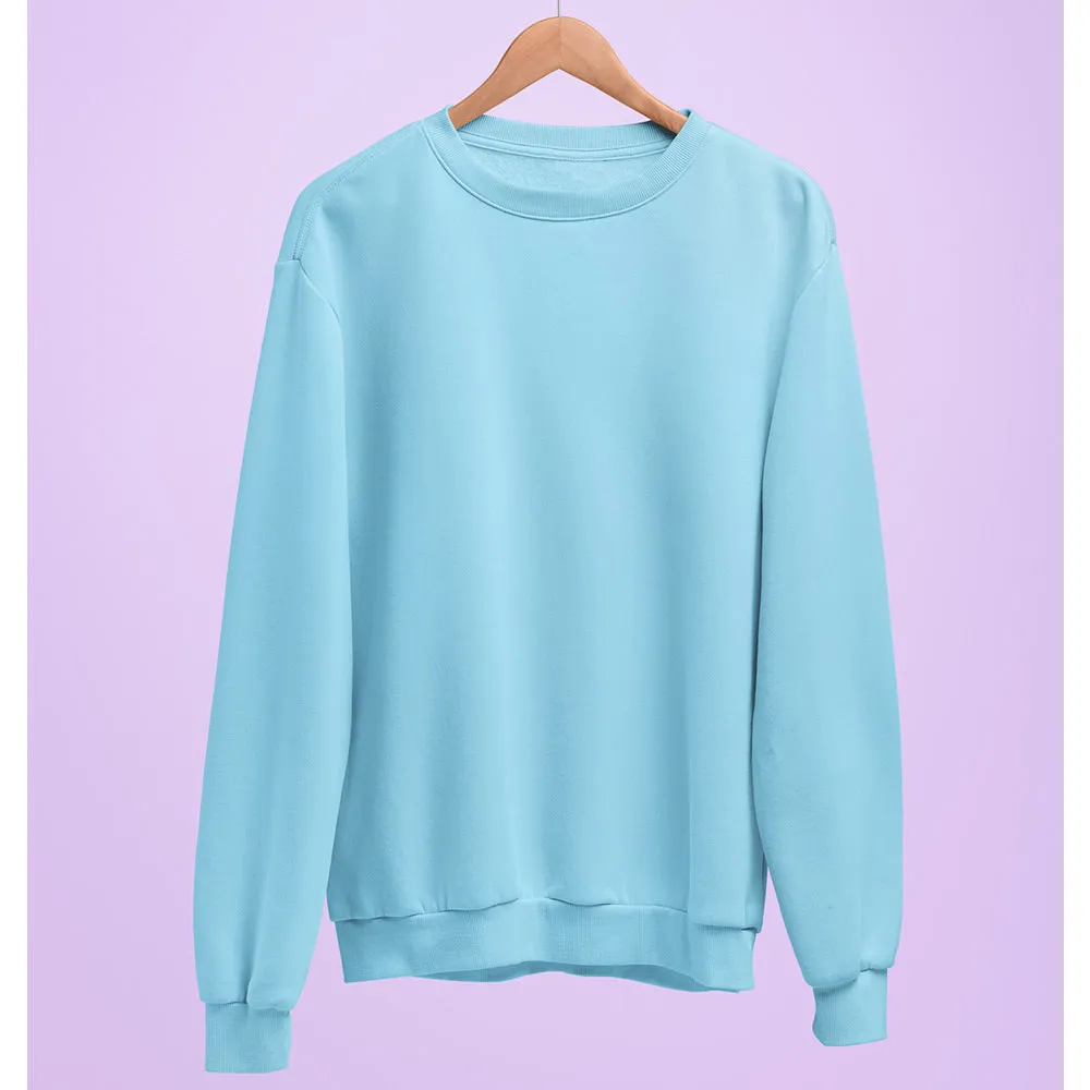 Baby Blue Plain Sweatshirt