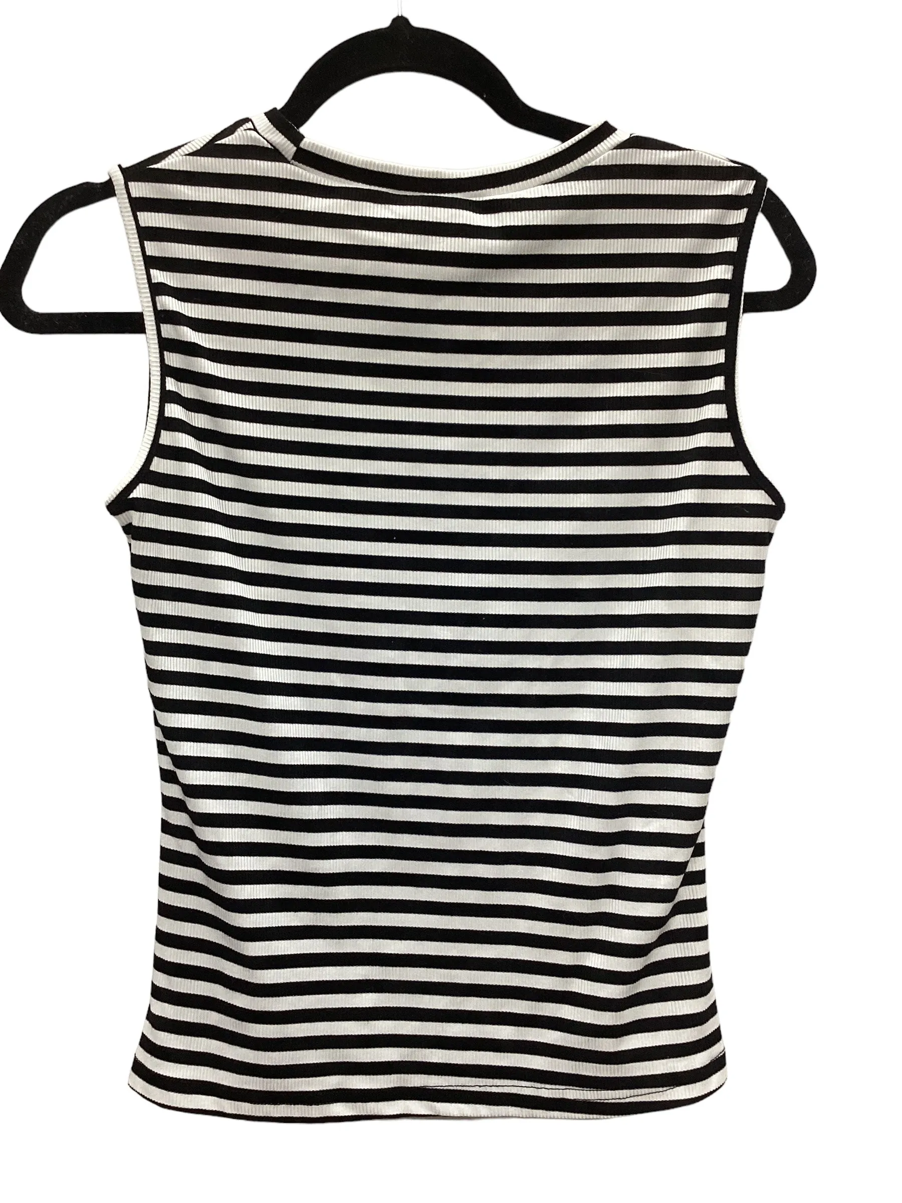 Black & White Tank Top Shein, Size L