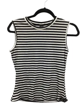 Black & White Tank Top Shein, Size L