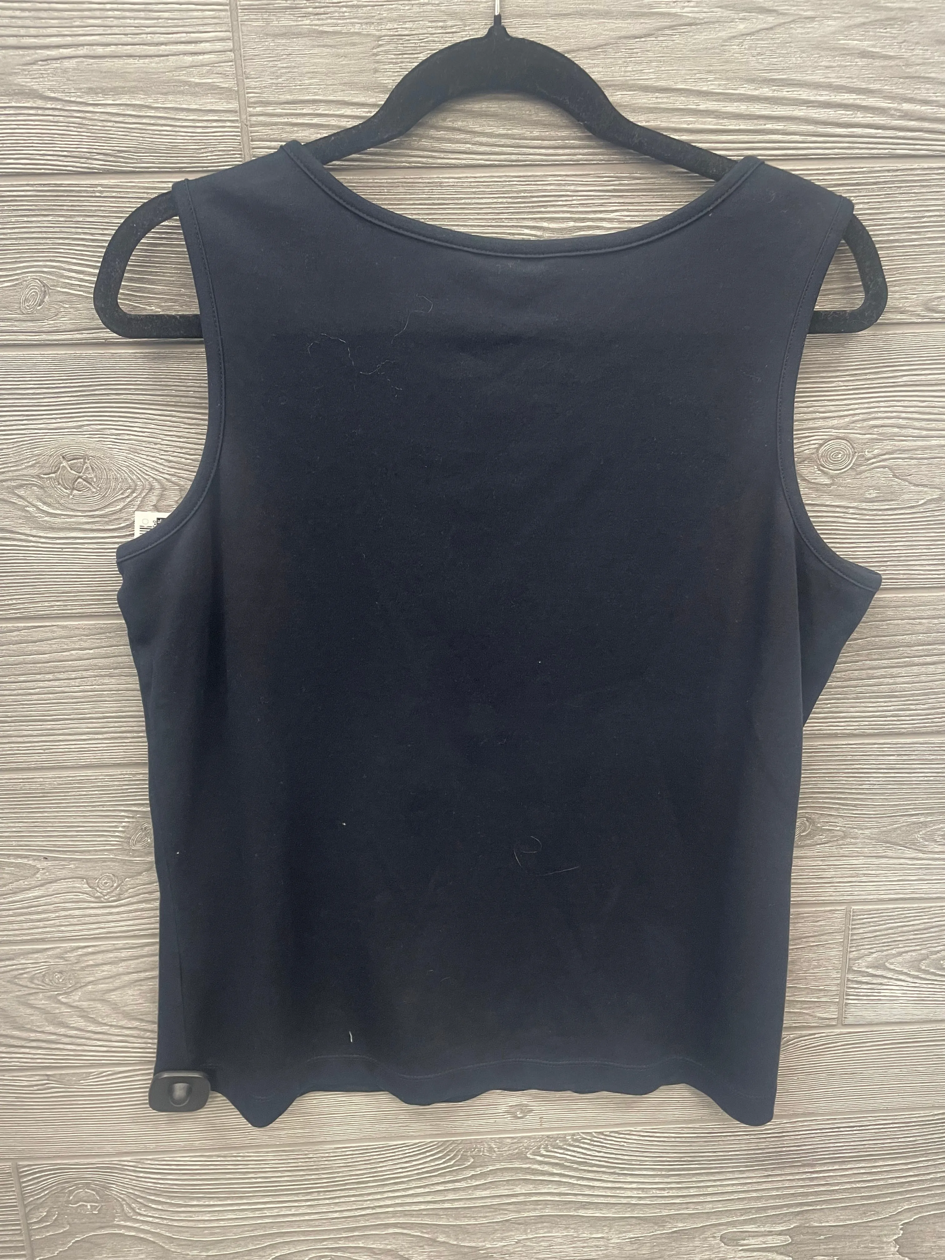 Black Tank Top Lands End, Size L