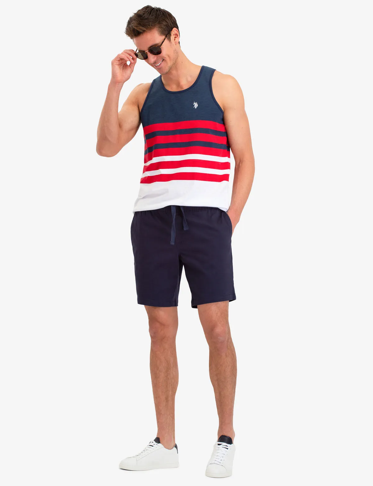 BLOCK STRIPE TANK