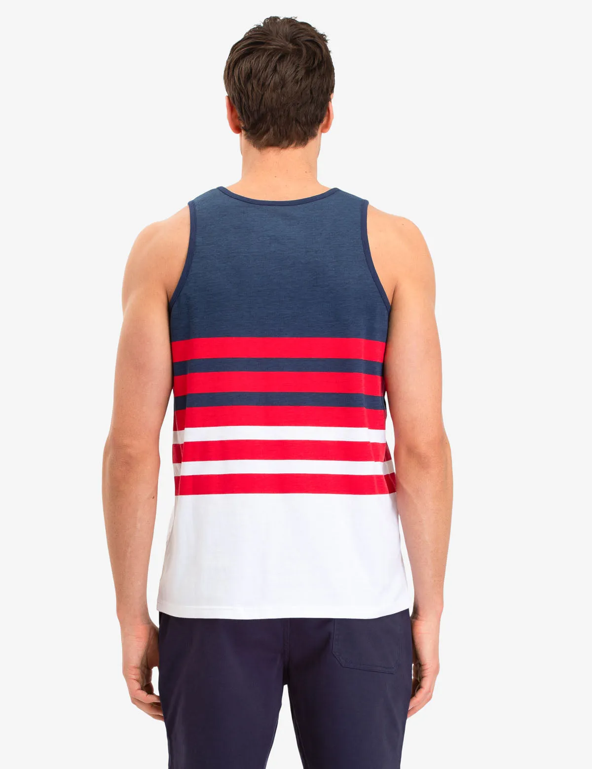 BLOCK STRIPE TANK