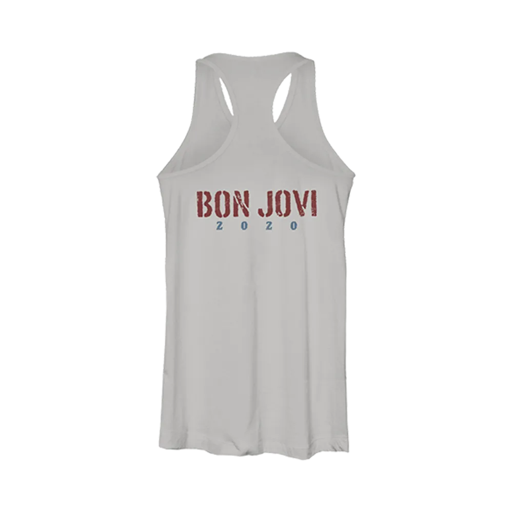 Bon Jovi Do What You Can Heart & Dagger Women's Racerback Tank