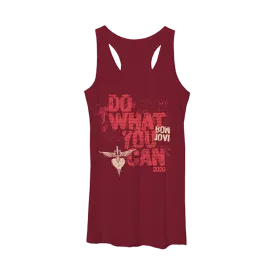 Bon Jovi Do What You Can Magenta Women's Racerback Tank