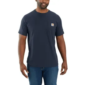 Carhartt force® relaxed fit midweight short-sleeve pocket t-shirt - Navy