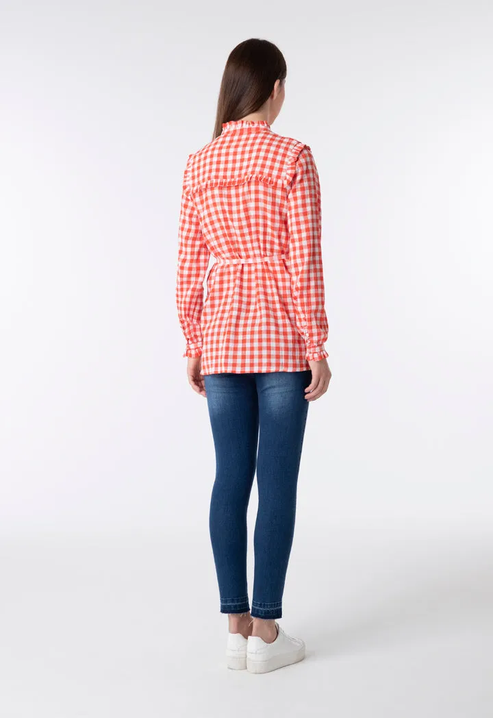 Checkered Long Sleeve Shirt