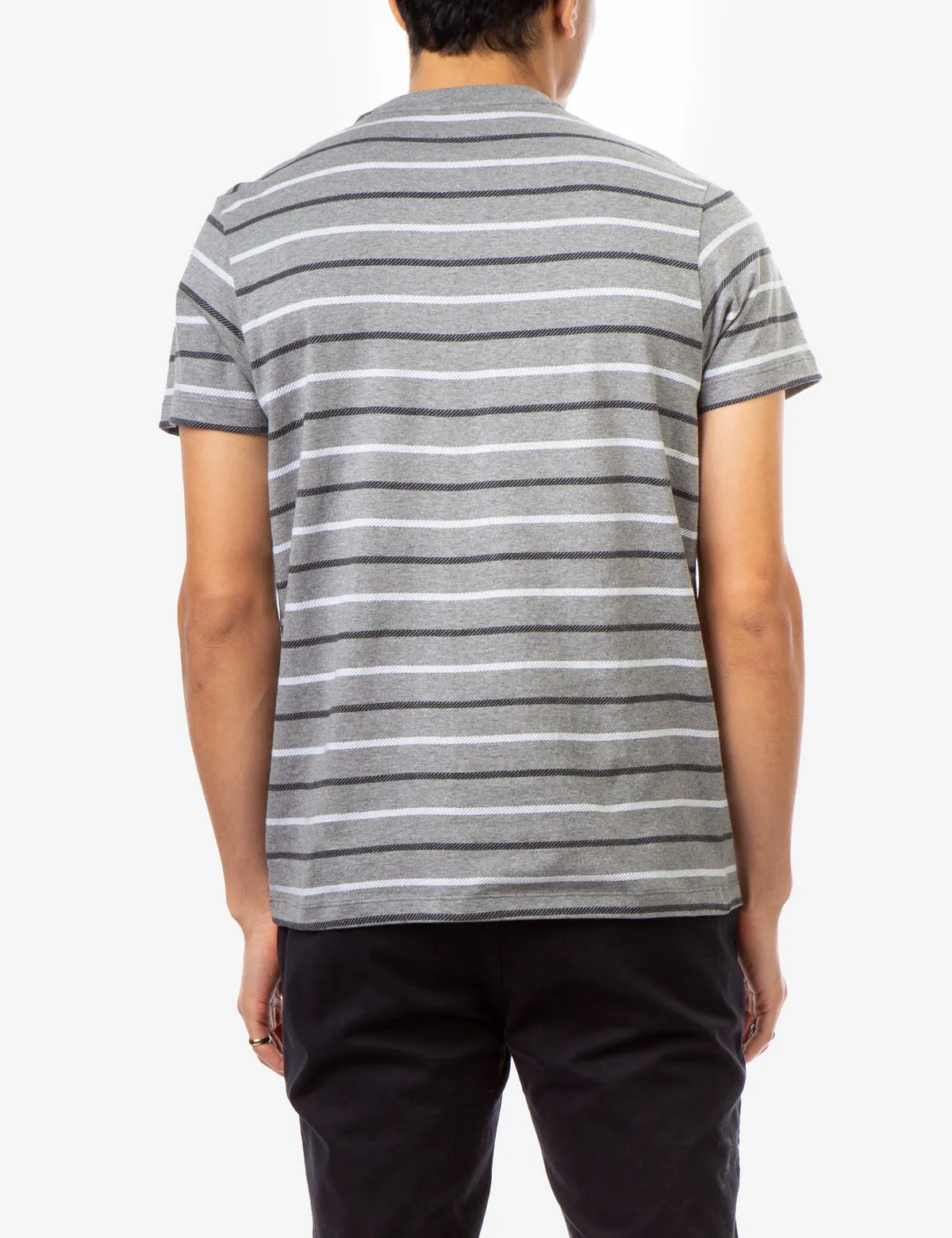 CLASSIC STRIPED CREW NECK T-SHIRT