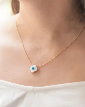 Clover Evil Eye Necklace - Bold