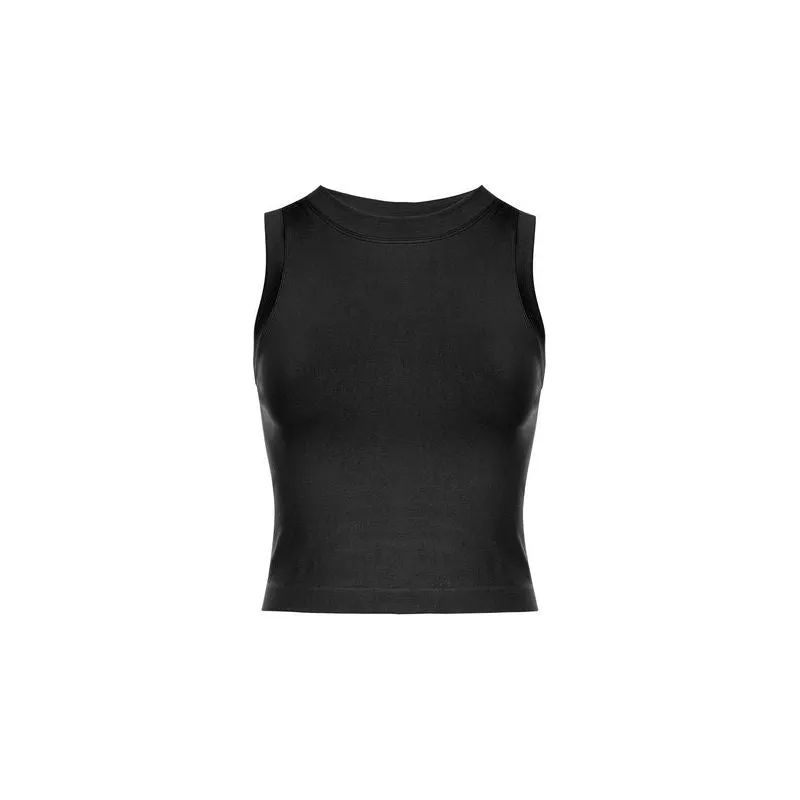 Cropped Seamless Muscle Tank Top