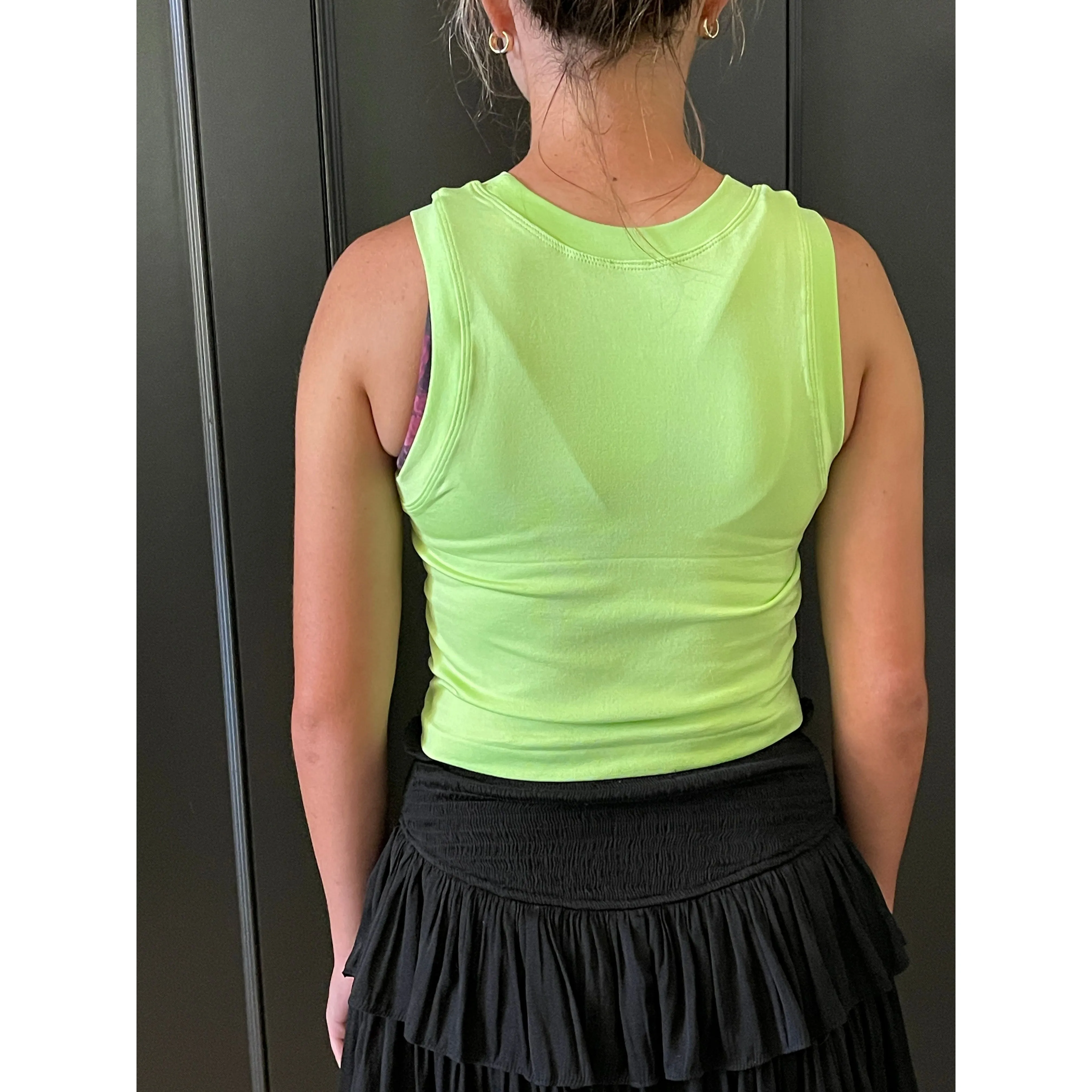 Cropped Seamless Muscle Tank Top