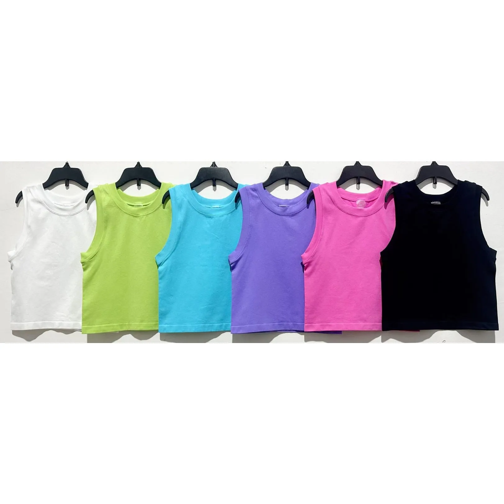 Cropped Seamless Muscle Tank Top