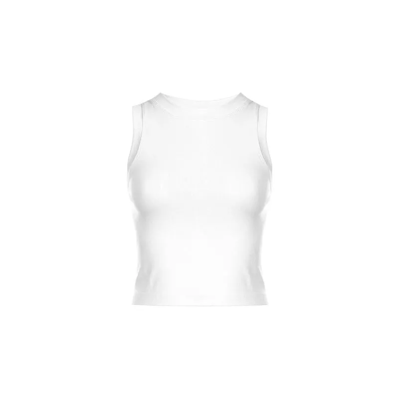 Cropped Seamless Muscle Tank Top