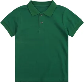 CUNYI Boys' Cotton Pique Polo Shirts Uniform Short Sleeve Tops