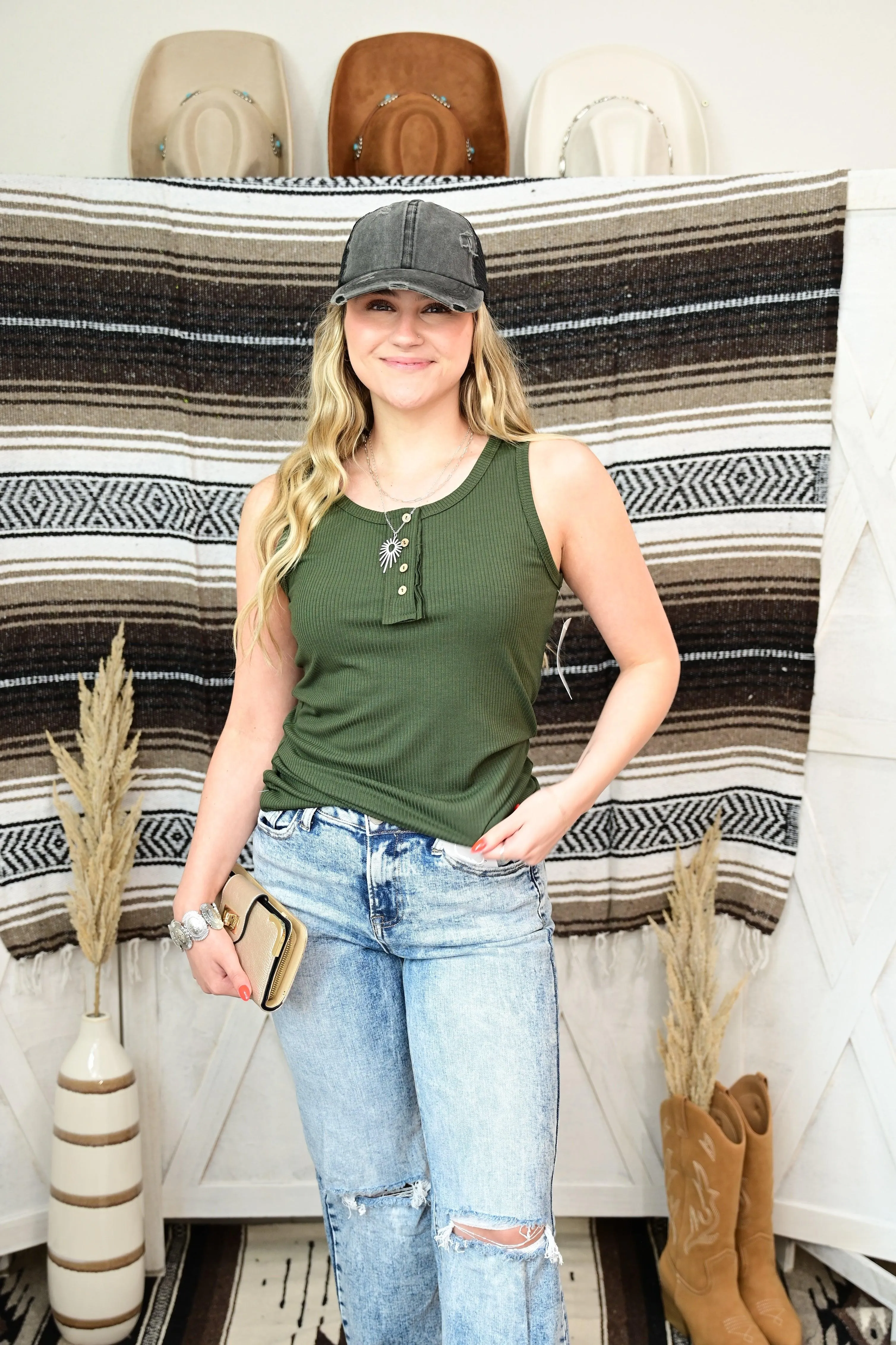 Emma Basic Round Neck Sleeveless Tank Top S-XL