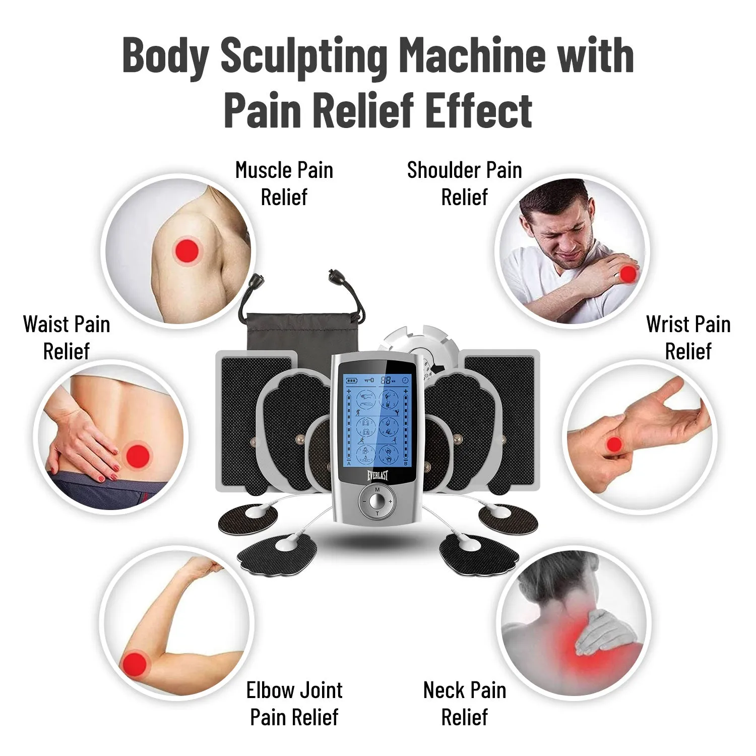 EVERLAST Tens EMS Unit Muscle Stimulator