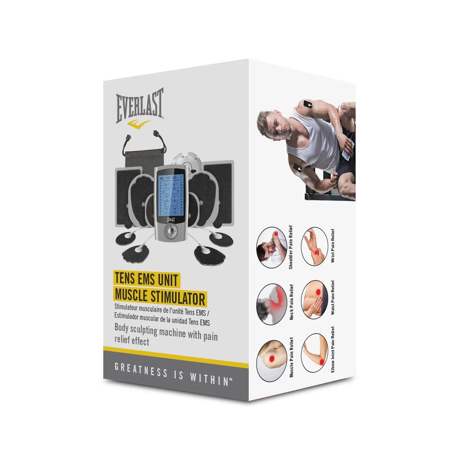 EVERLAST Tens EMS Unit Muscle Stimulator