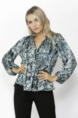 Fate   Becker Strong Enough Shirt in Snake Print
