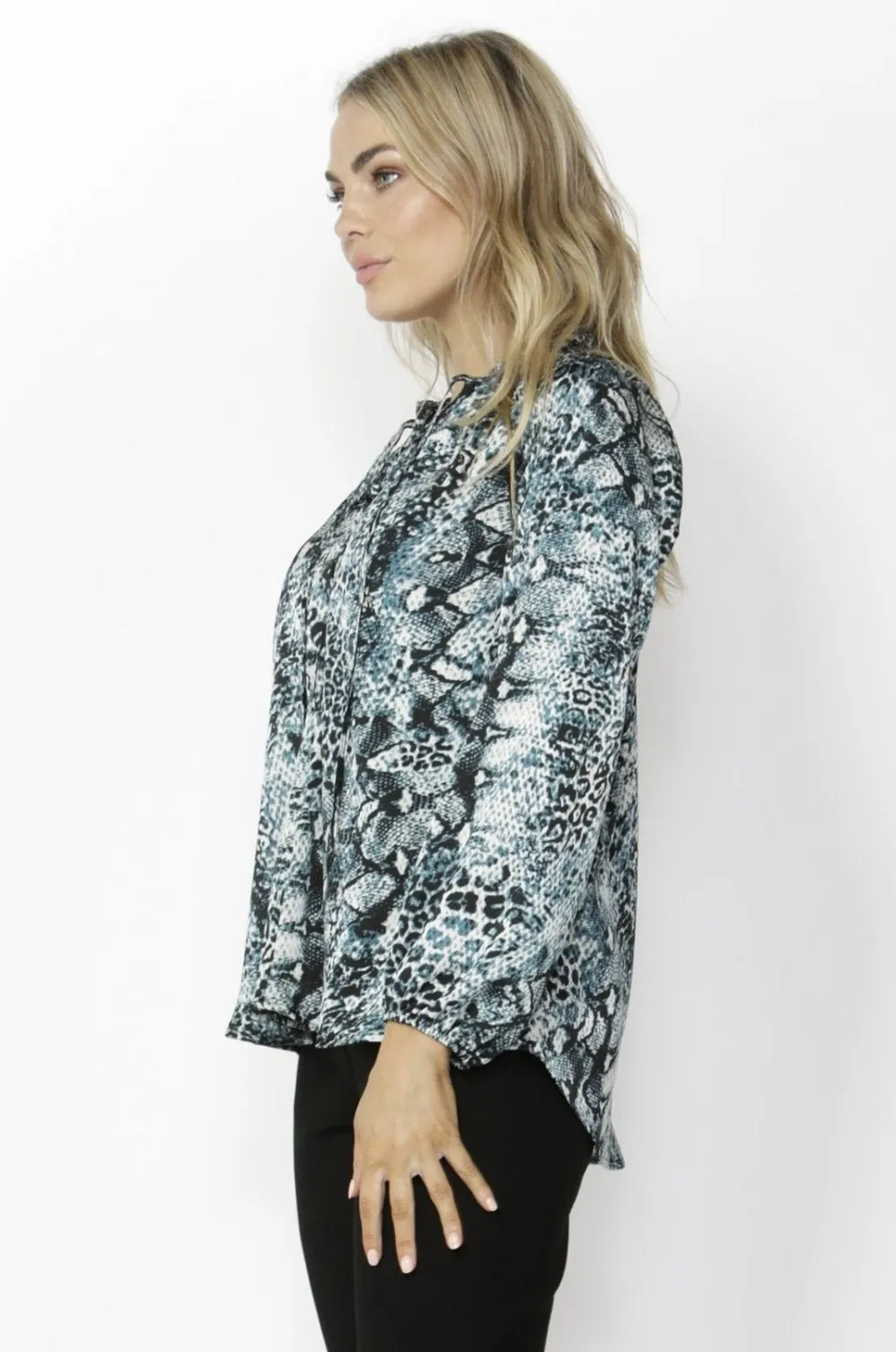 Fate   Becker Strong Enough Shirt in Snake Print