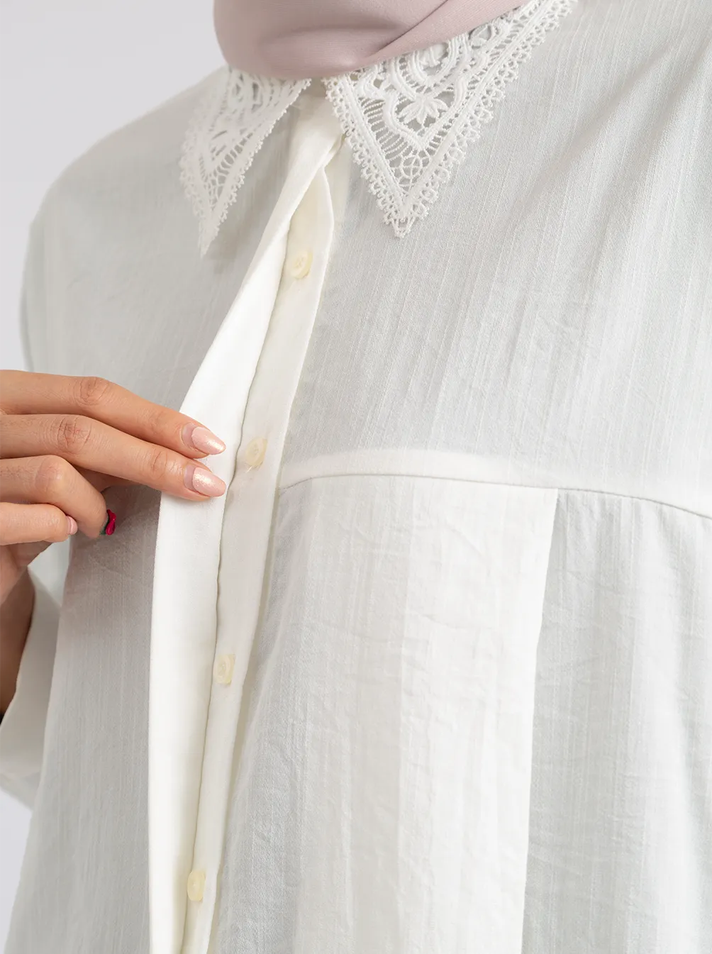 FEBE TOP PLAIN WHITE