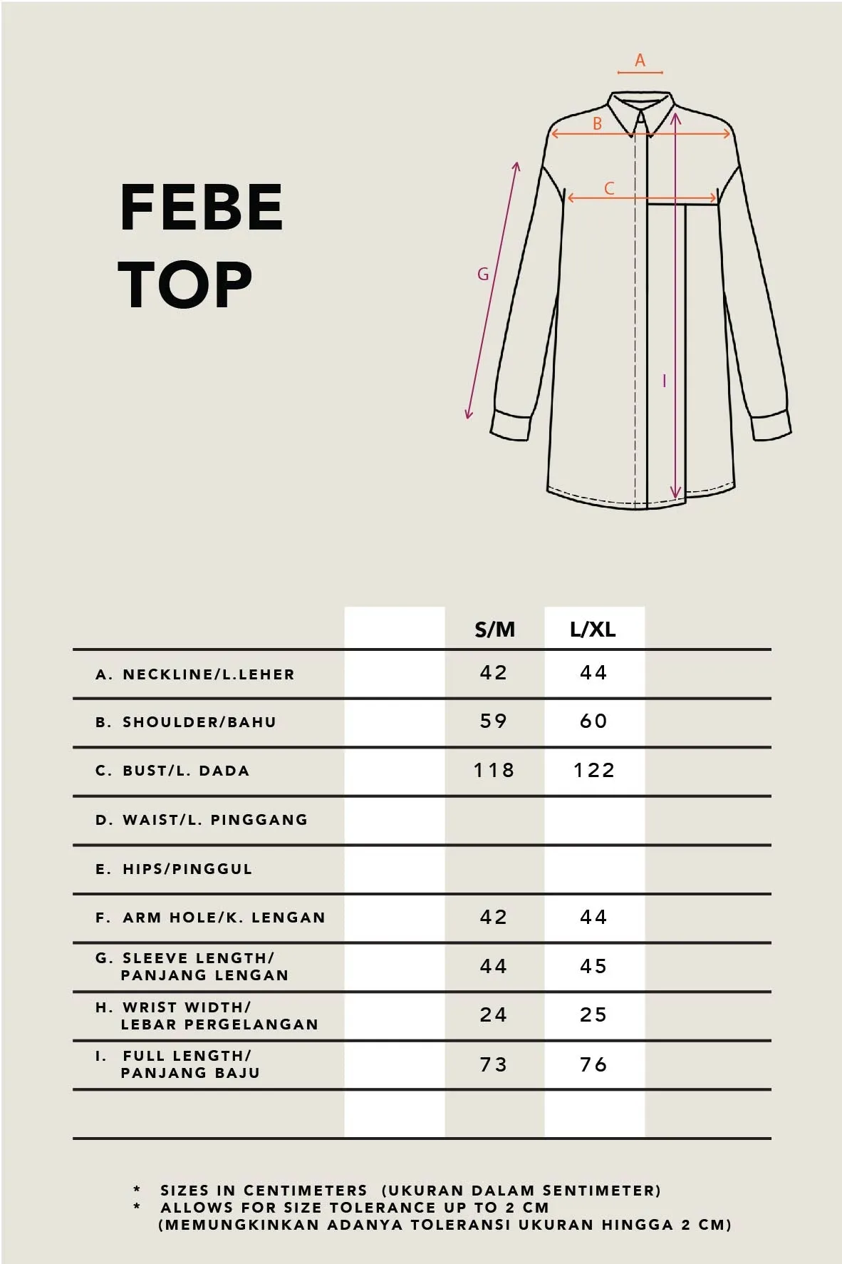 FEBE TOP PLAIN WHITE