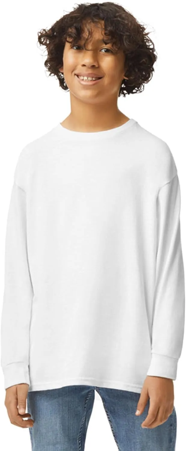Gildan Youth Ultra Cotton Long Sleeve T-Shirt, Style G2400B, 2-Pack
