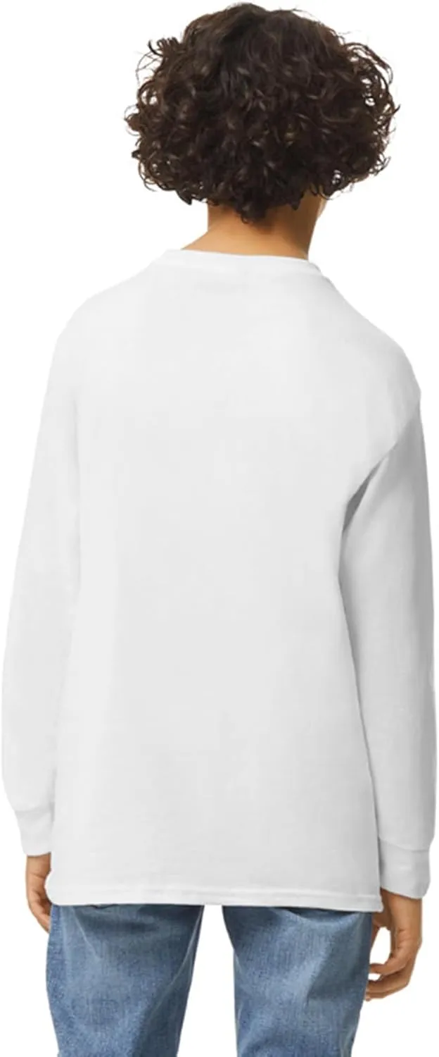 Gildan Youth Ultra Cotton Long Sleeve T-Shirt, Style G2400B, 2-Pack