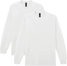 Gildan Youth Ultra Cotton Long Sleeve T-Shirt, Style G2400B, 2-Pack