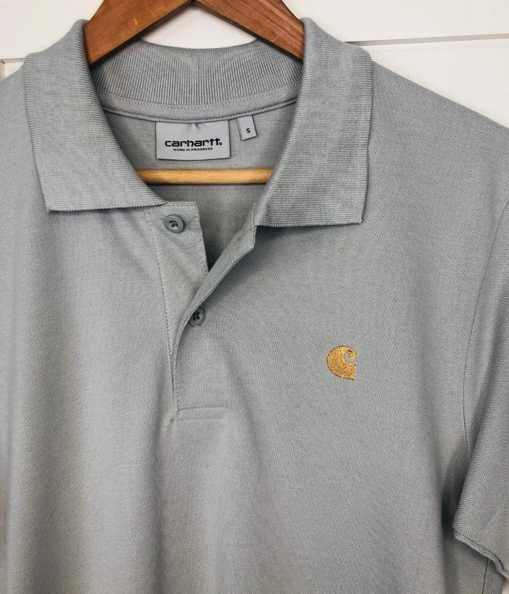Grey Men's Chase Cotton Polo Shirt