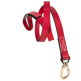 Hartman Dog Leash in Ferrari Red & Gold