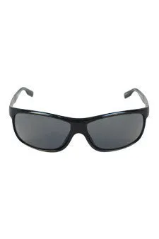 hugo boss boss 0522/s 606ah - shiny black / matte ruthenium polarized by hugo boss -For Men