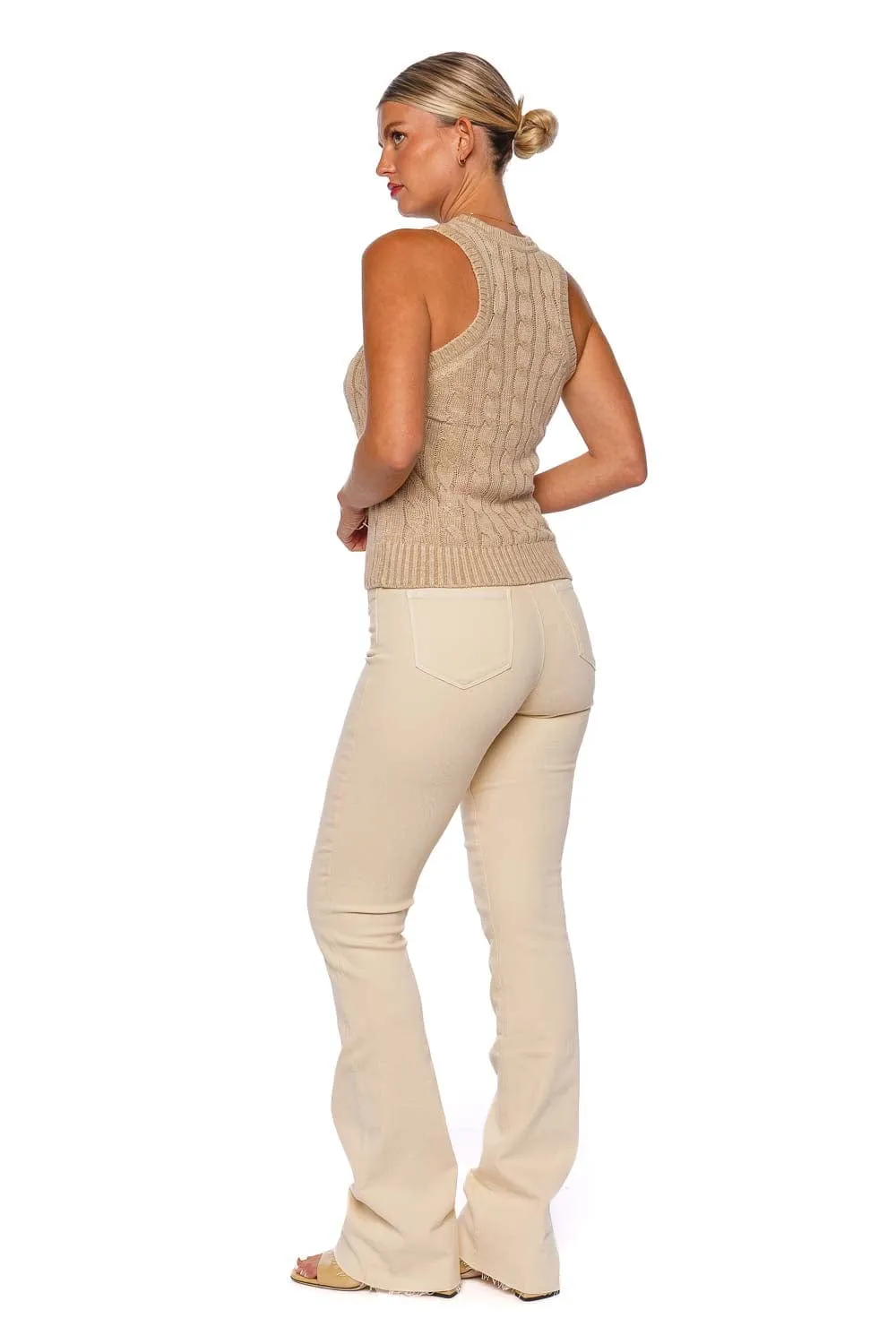 Jerrel Silk Linen Knit Tank