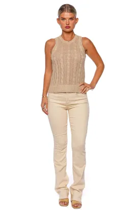 Jerrel Silk Linen Knit Tank