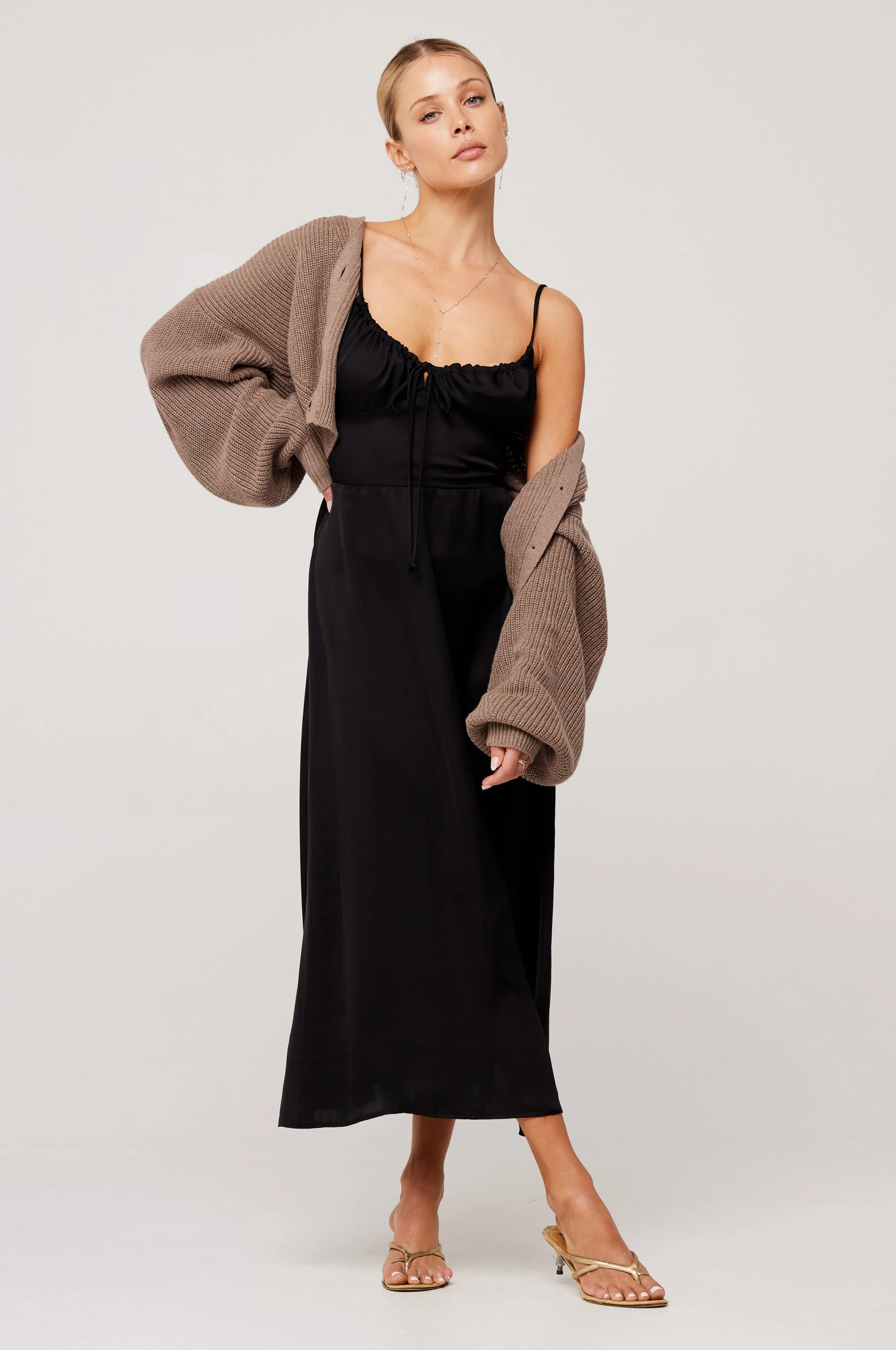 Kaitlyn Midi in Black