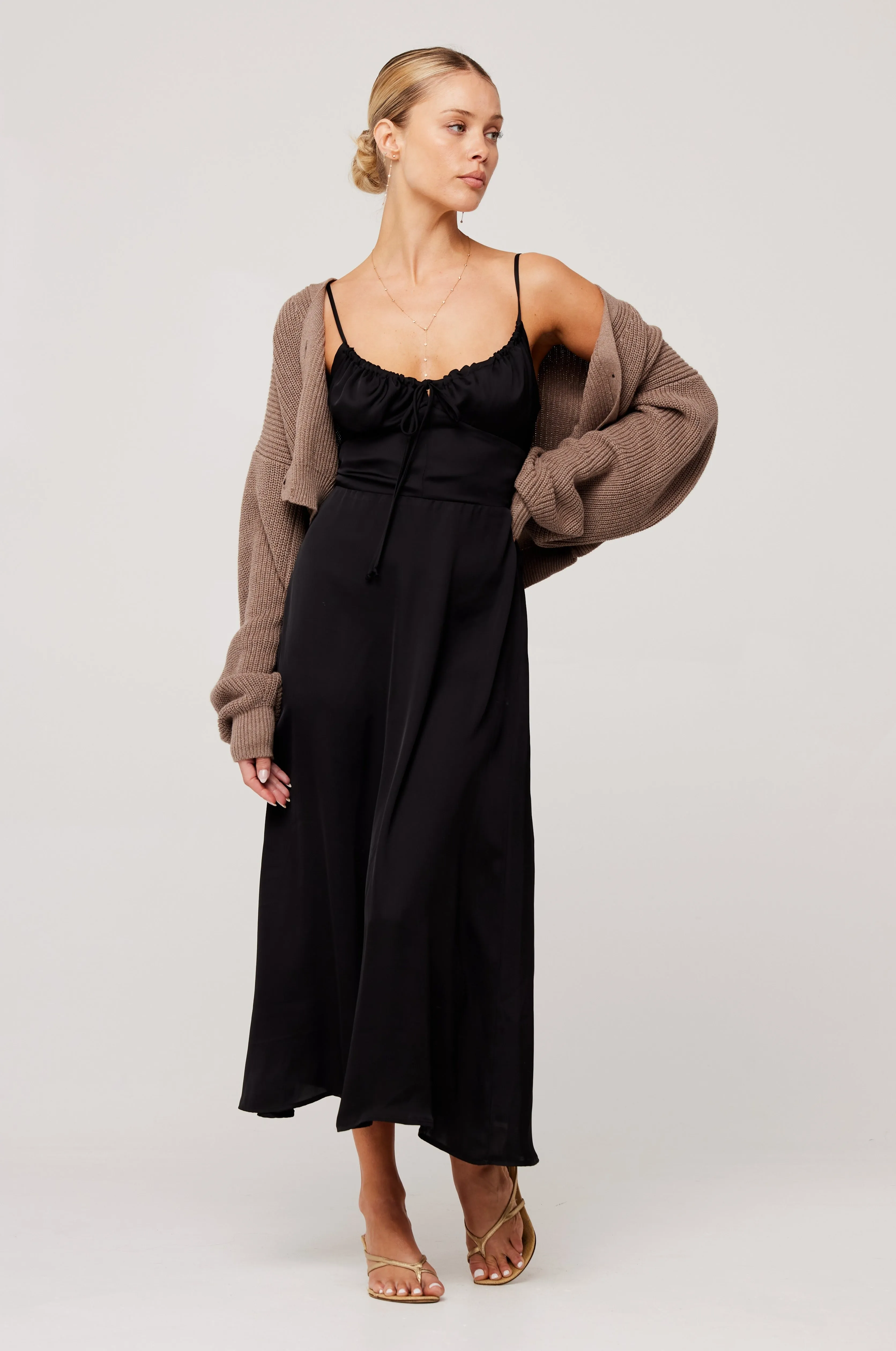 Kaitlyn Midi in Black