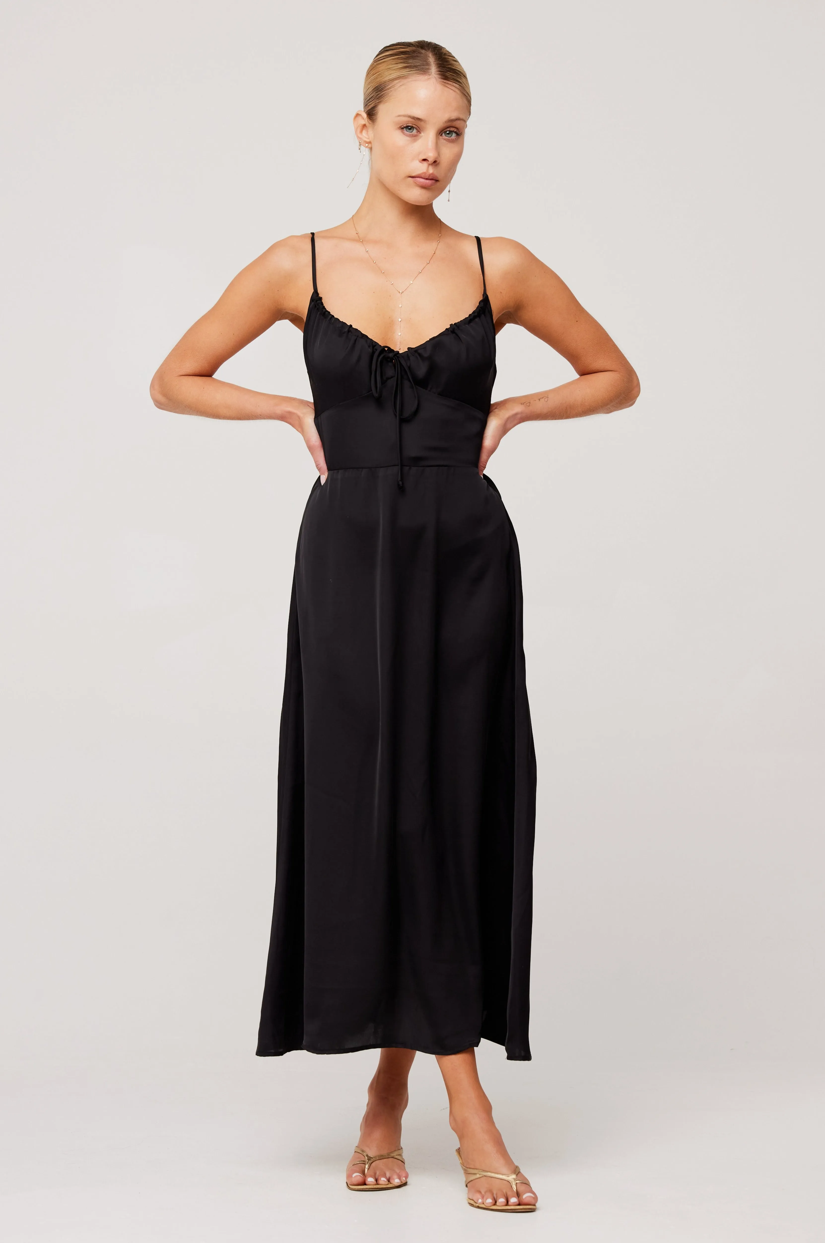 Kaitlyn Midi in Black
