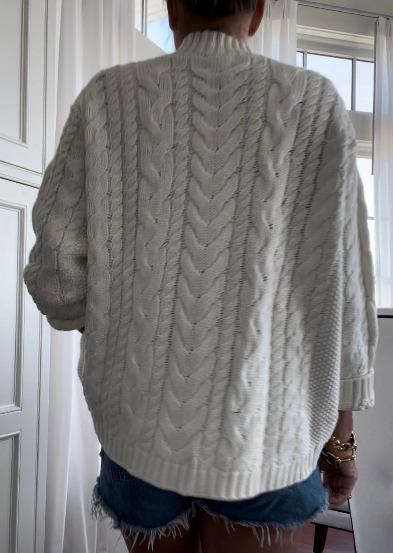 Kayne 1/4 Zip Cable Sweater
