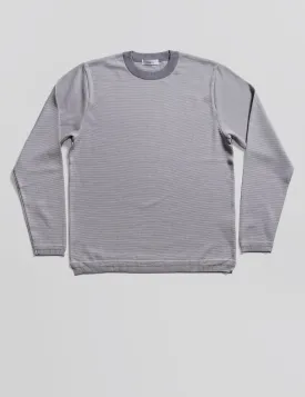 Knit Cotton Sweater - Gray Border