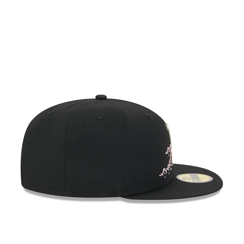 LA Dodgers 'Dotted Floral' 'Black'