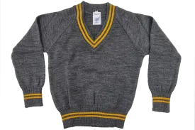 Longsleeve Striped Jersey - Grey/Gold