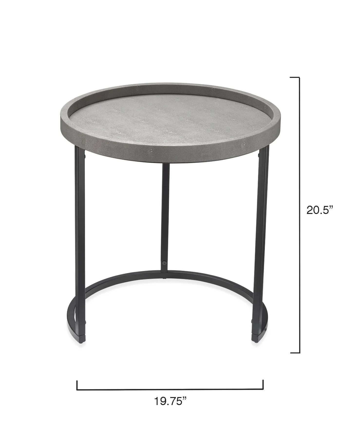 Maddox Side Tables (Set Of 3) Grey