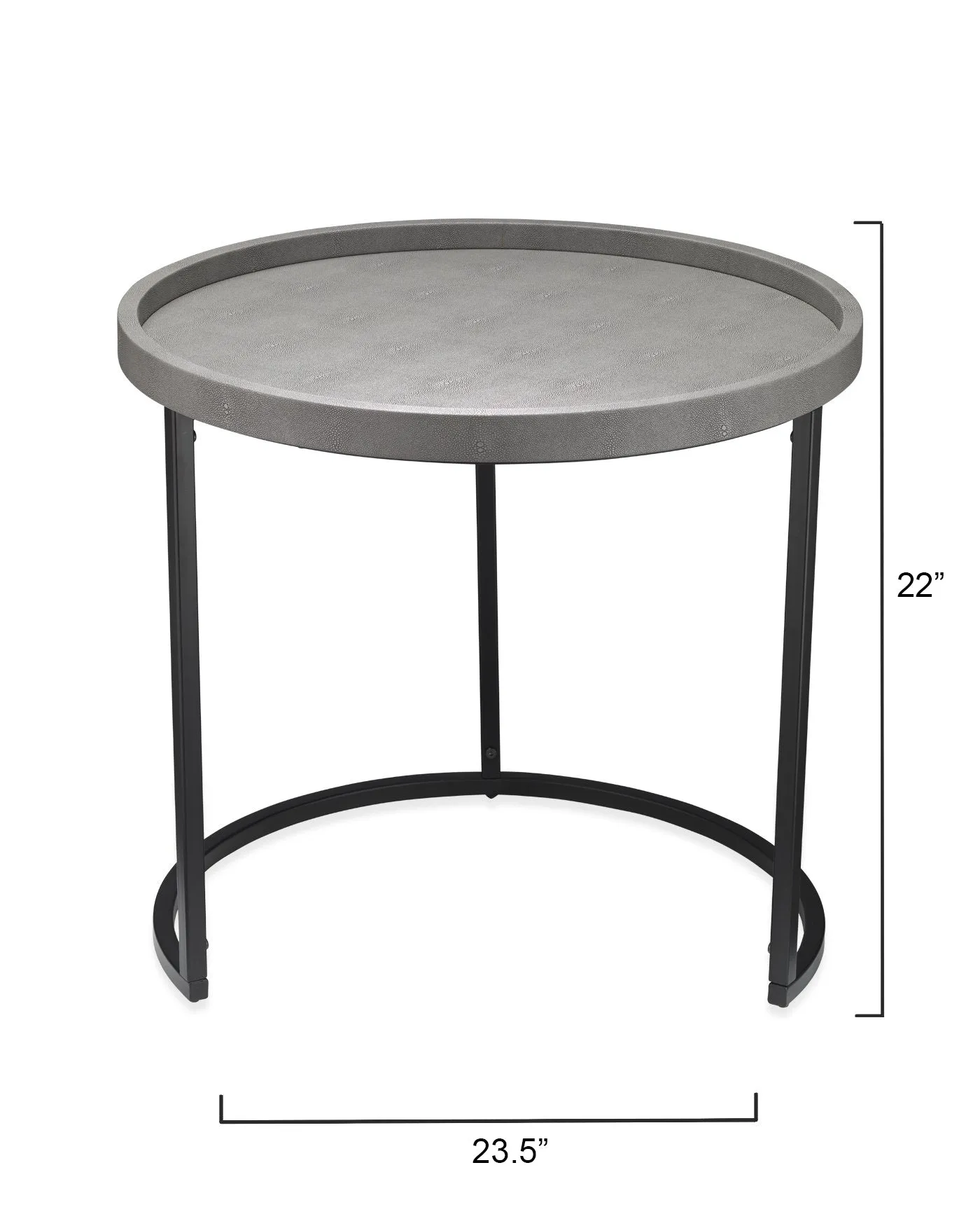 Maddox Side Tables (Set Of 3) Grey