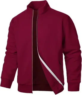 Men's Jackets Lightweight Jacket Varsity Flight Jacket Baseball Windbreaker Water Resistant Spring Autumn
