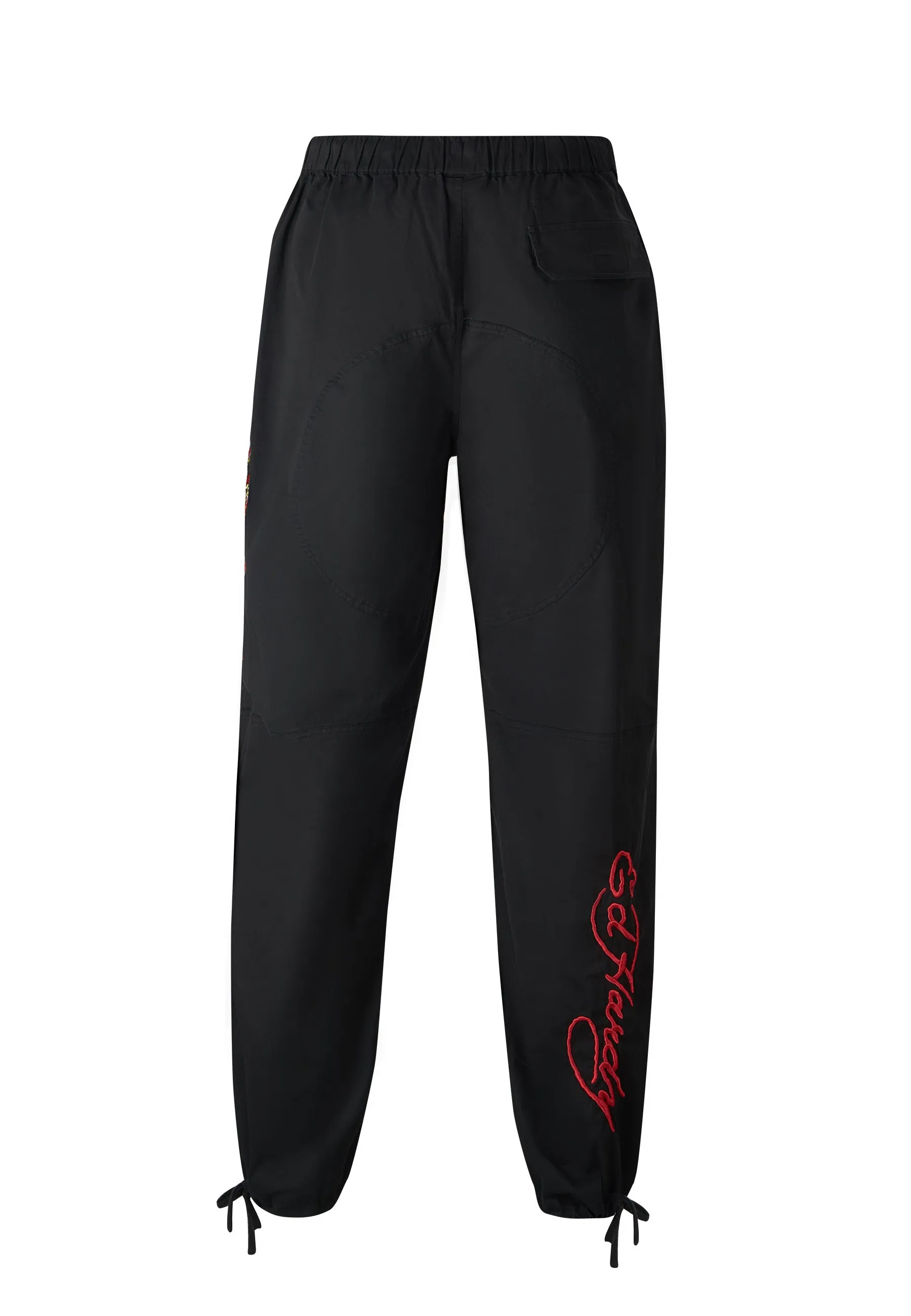 Mens Snake-Viper Woven Tech Trouser - Black